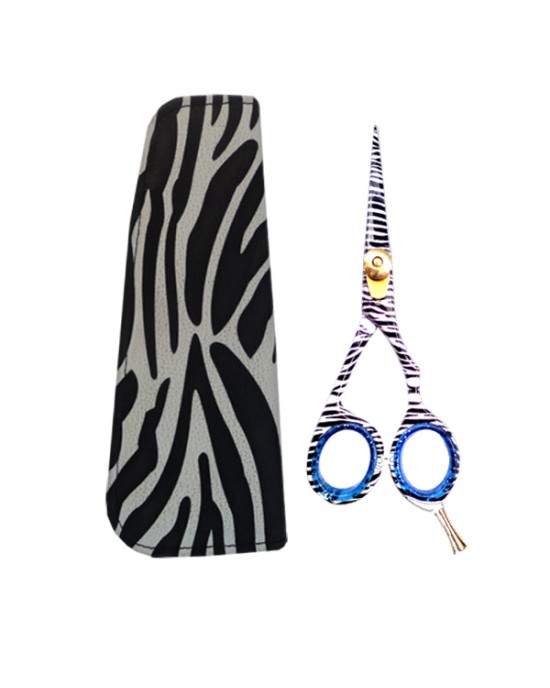 Hair scissors zebra designs With pakings