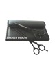 Black coated barber & Thinning scissors SET