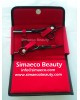 Black coated barber & Thinning scissors SET