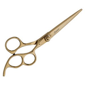 Barber Scissors Titanium Gold
