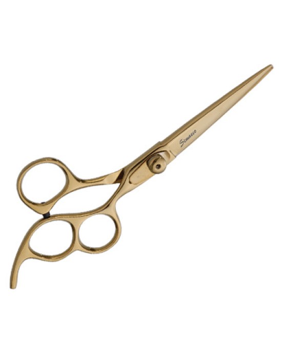 Barber Scissors Titanium Gold