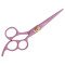 Razor Edge Scissor Pink Color With Three Rings