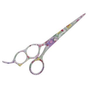 Fancy Razor Edge Scissor Flower Printed With Three Rings
