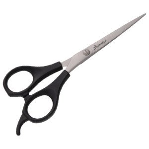 Plastic Handle Barber scissors With Finger Rest