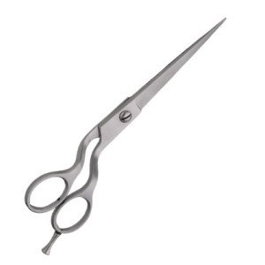 Bend Handle Barber scissors With Finger Rest