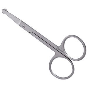 Safety cuticle scissors 3.5"