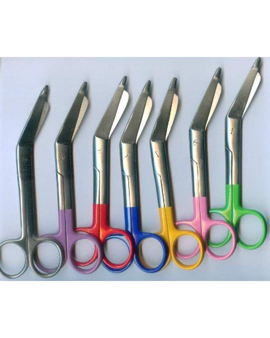 Bandage scissors mix colours handle