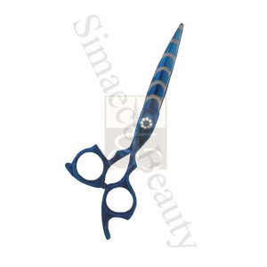 Barber Hair scissors titanium blue colour