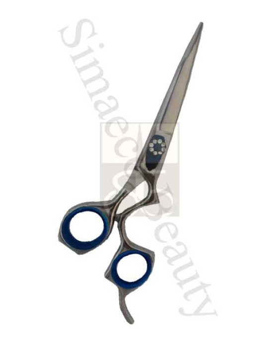 Professional hair scissors with finger rest