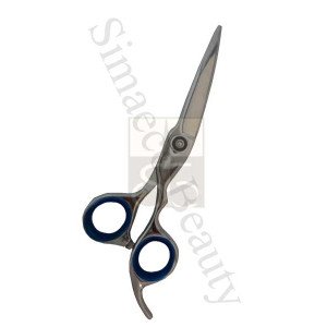 Professional hair scissors with finger rest