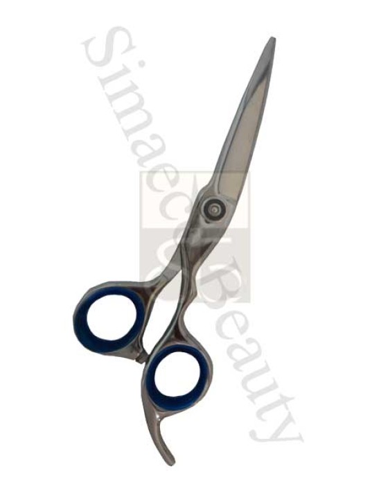 Professional hair scissors with finger rest