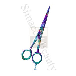 Fancy hair scissors with finer rest