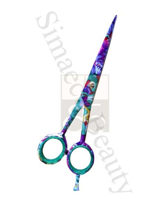Fancy hair scissors with finer rest