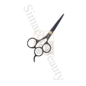 Hair scissors black coated Three rings