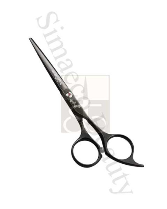 Fancy hair scissors black coated